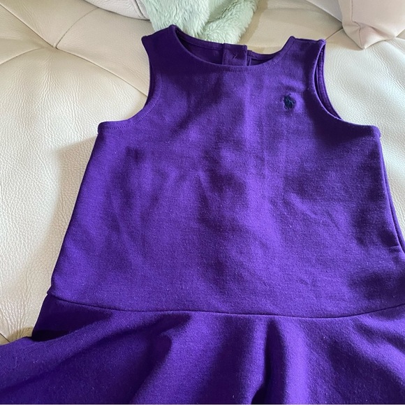 Polo Ralph Lauren Purple Girl’s Skater Dress - Picture 4 of 7